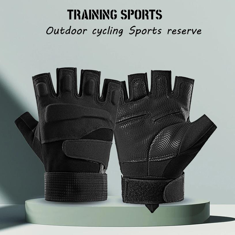 Tech Wear Accessories - Outdoor Tactical Gloves Sport Gloves Half