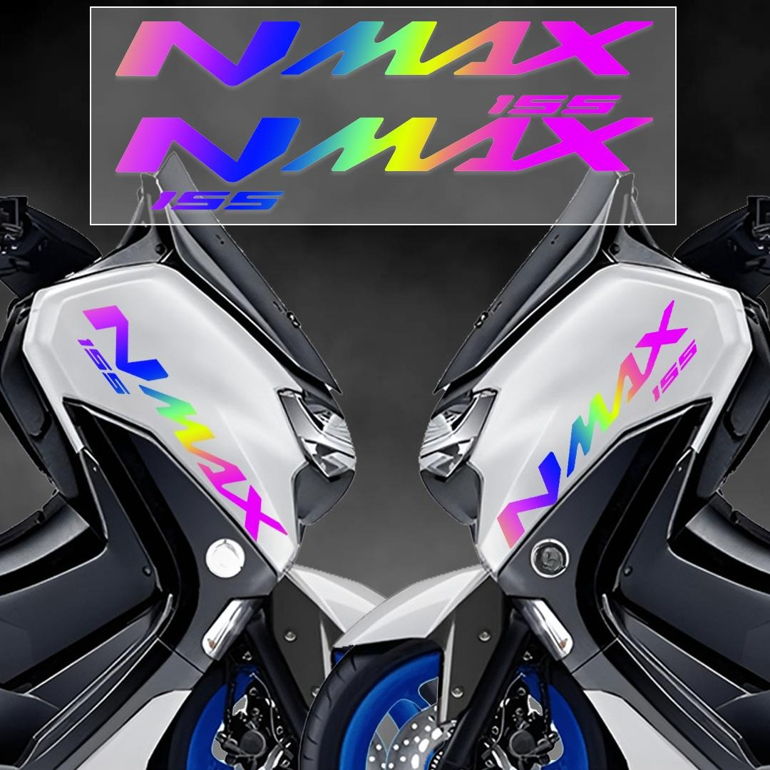 Nmax Tech Max Accessories - For Nmax155 Stickers Fairing Front Sticker