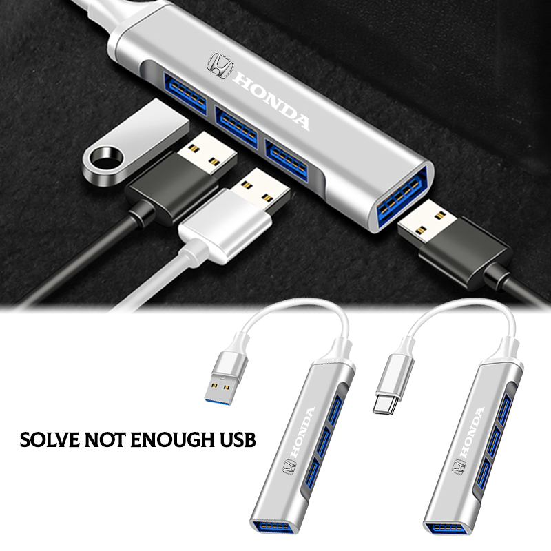 Type C Multiport Adapter - 1Pcs Type-C Turn USB Adapter Multi