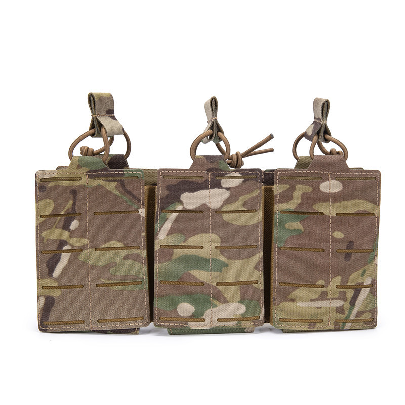 Tech Accessories Pouch - Laser Cut Triple Molle Pouch 5.56mm