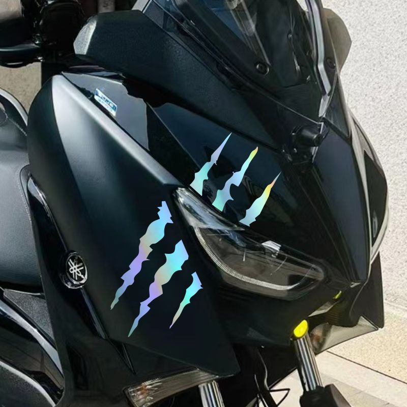 Nmax Tech Max Accessories - Motorcycle Headlight Monster Claws Scratch DIY