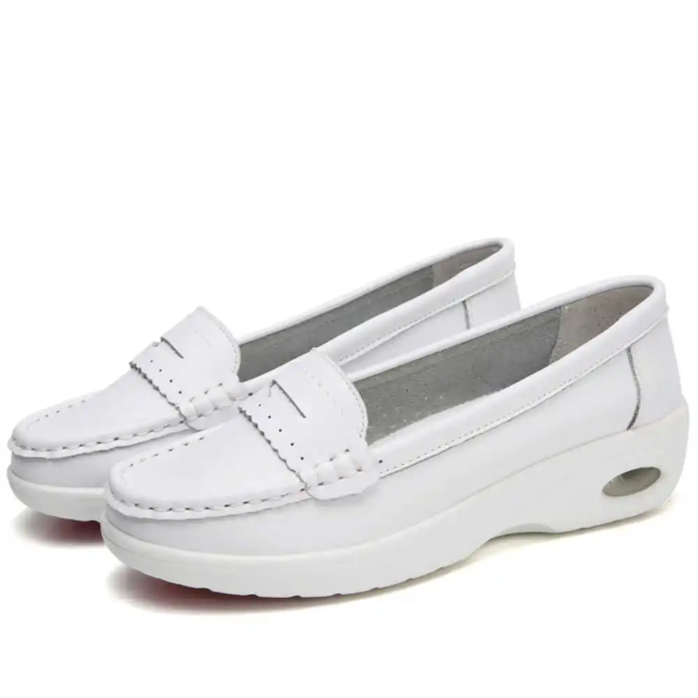 Thick Sole Slipon White Traine - Best Tech Office Accessories ulasan dan harga