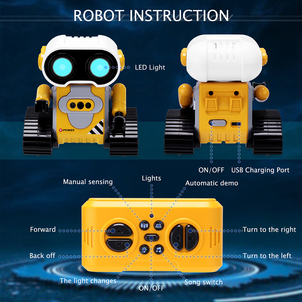 Remote Control Robot with LED  - Tech Lighting Accessories ulasan dan harga