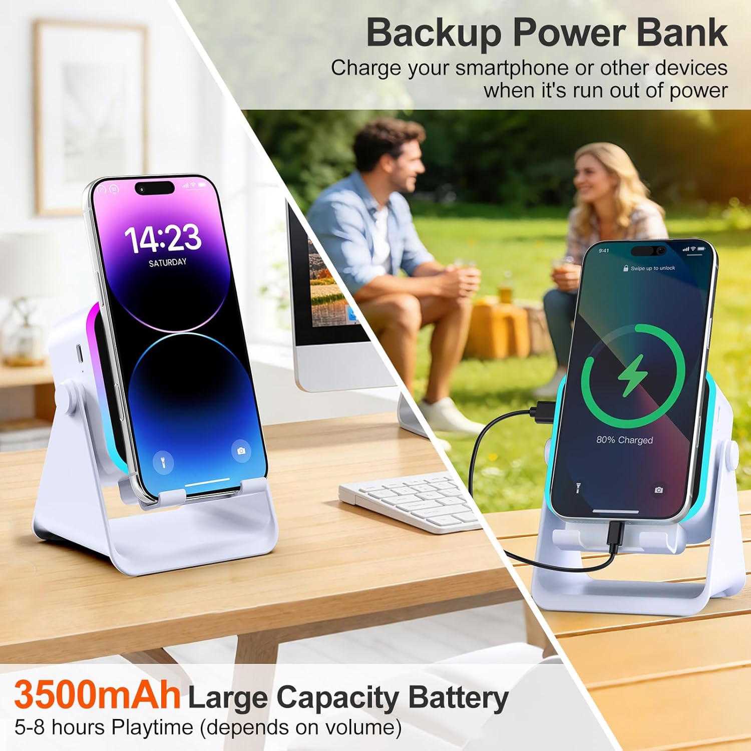 Wireless Bluetooth Induction S - Power Bank Wireless ulasan dan harga