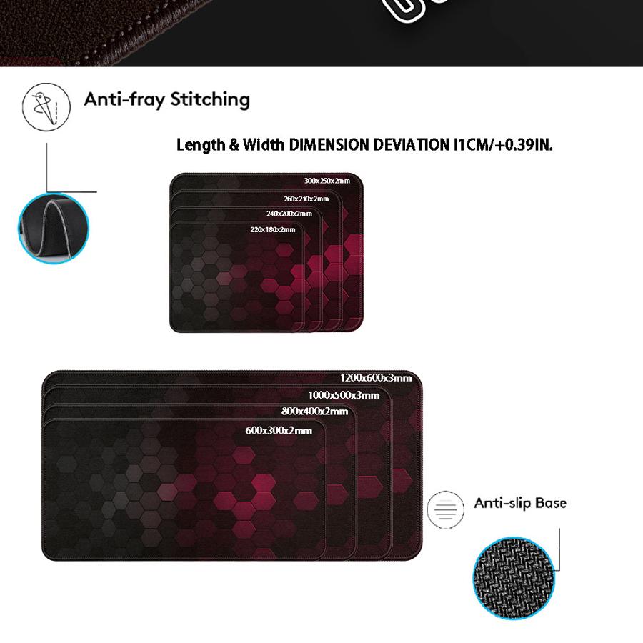 Red Honeycomb Tech Mouse Pad o - Tech Accessories For Laptop ulasan dan harga