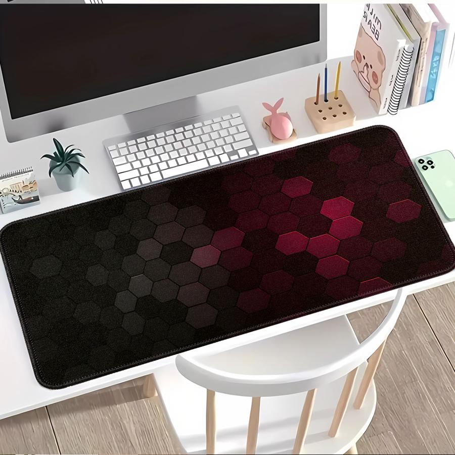 Red Honeycomb Tech Mouse Pad o - Tech Accessories For Laptop ulasan dan harga