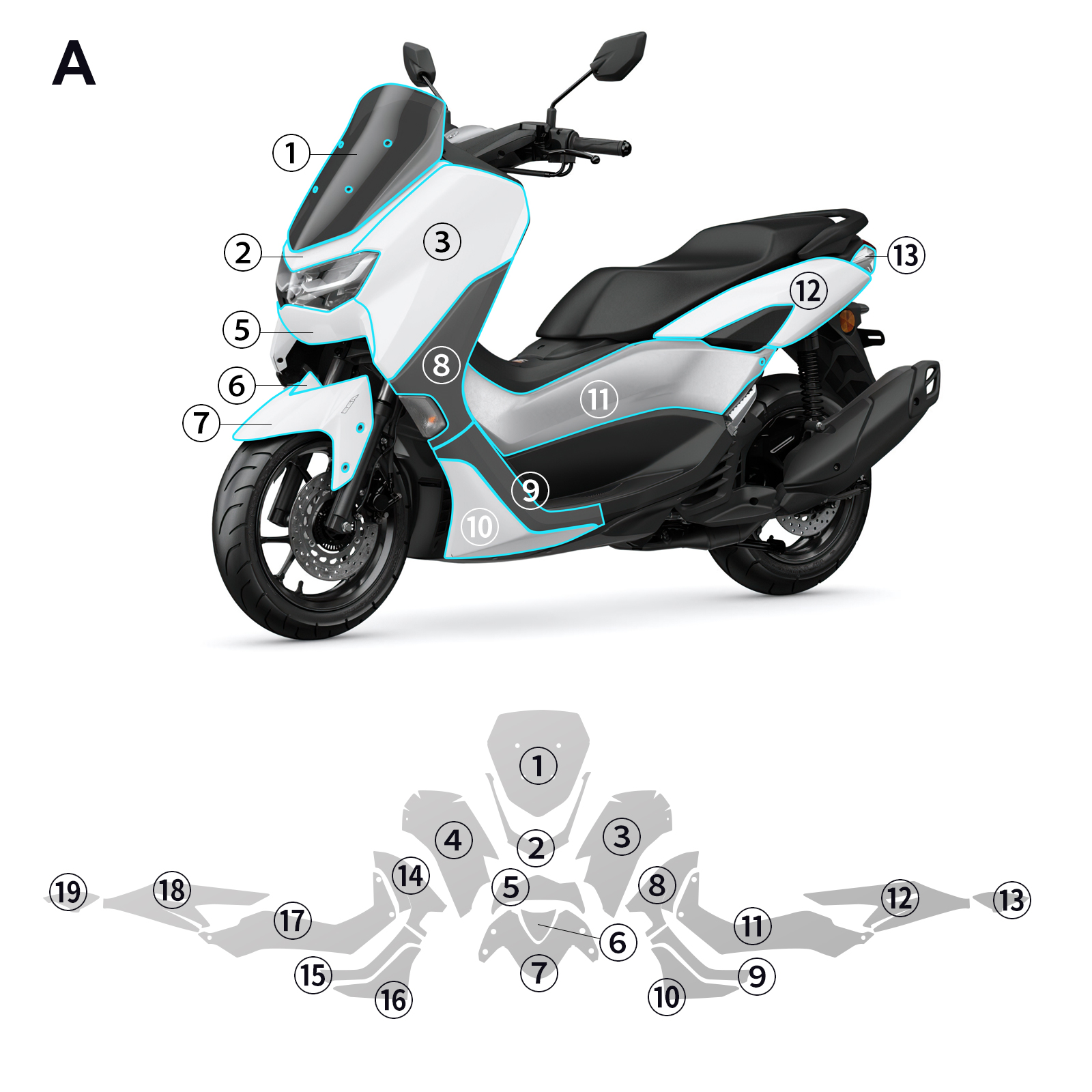 Motorcycle Fairing Protective  - Nmax Tech Max Accessories ulasan dan harga