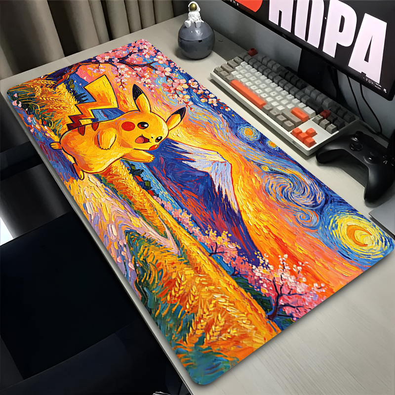 Mouse Pad Pokemon Pikachus Rub - Tech Accessories Pc ulasan dan harga