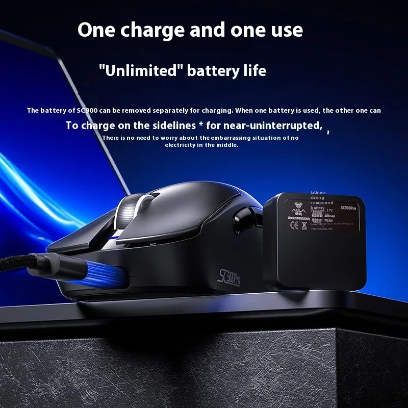 AULA SC900 Mouse Mouse Paw3950 - Power Bank Wireless ulasan dan harga