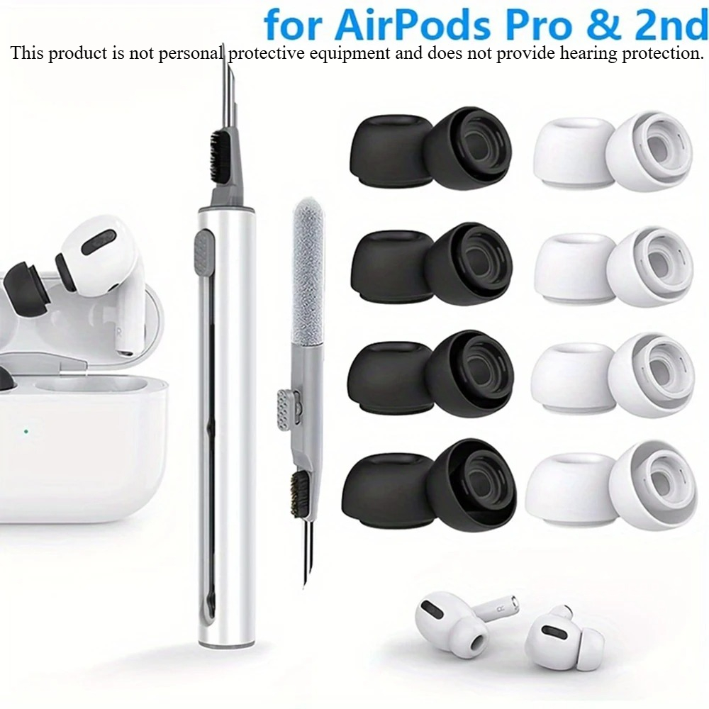 4 Pairs Liquid Silicone Ear Ti - Power Bank Wireless ulasan dan harga