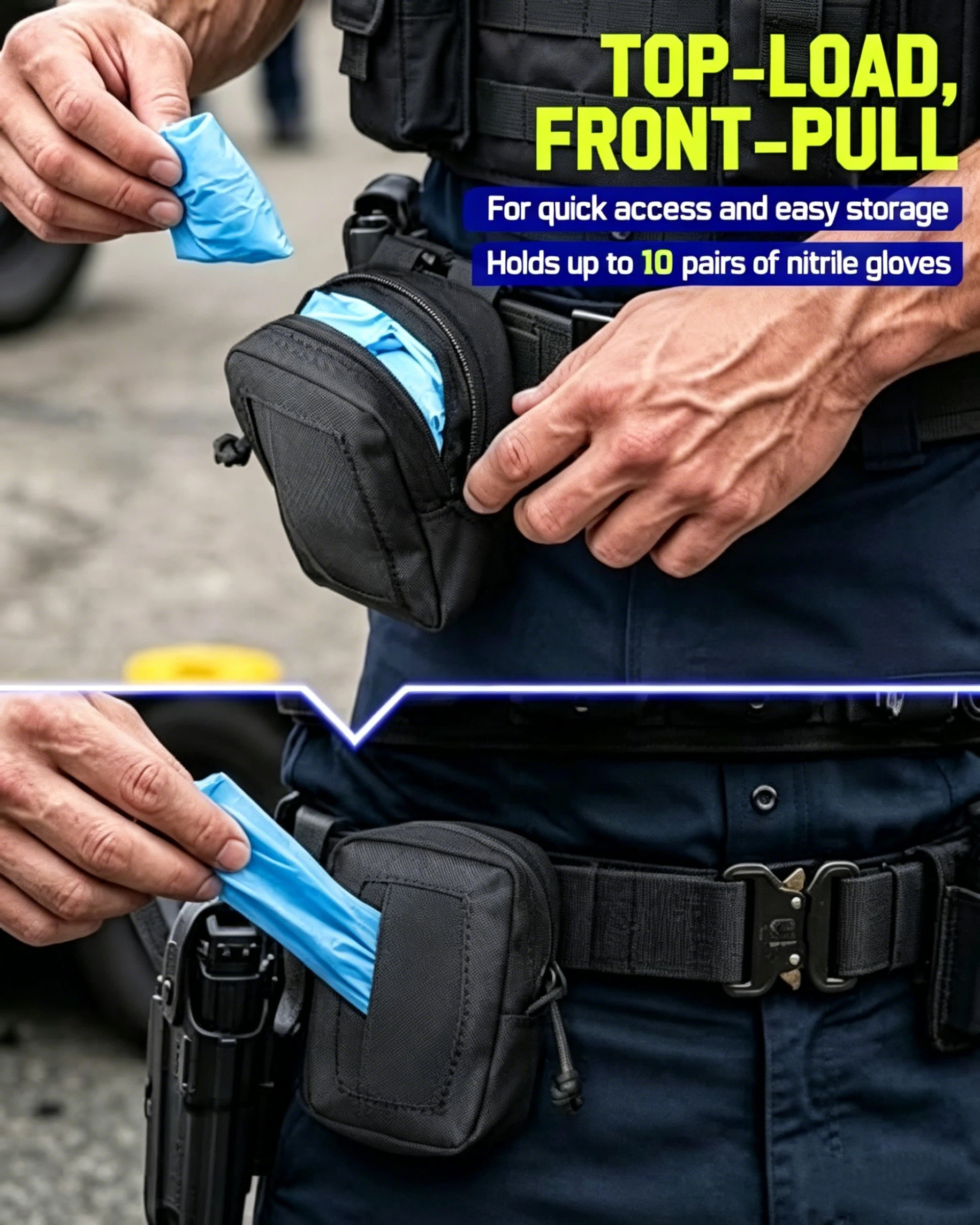 Disposable Glove Pouch MOLLE N - Tech Accessories Pouch ulasan dan harga