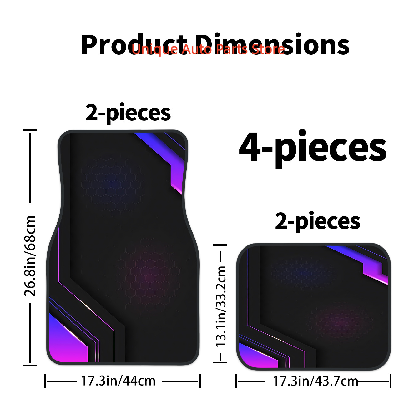 4pcs 2D High-Tech Geometric Pa - Tech Protect Accessories ulasan dan harga