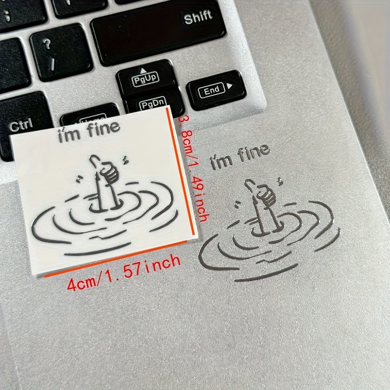 3Pcs, 3D Personality Stickers, - Tech Accessories For Laptop ulasan dan harga